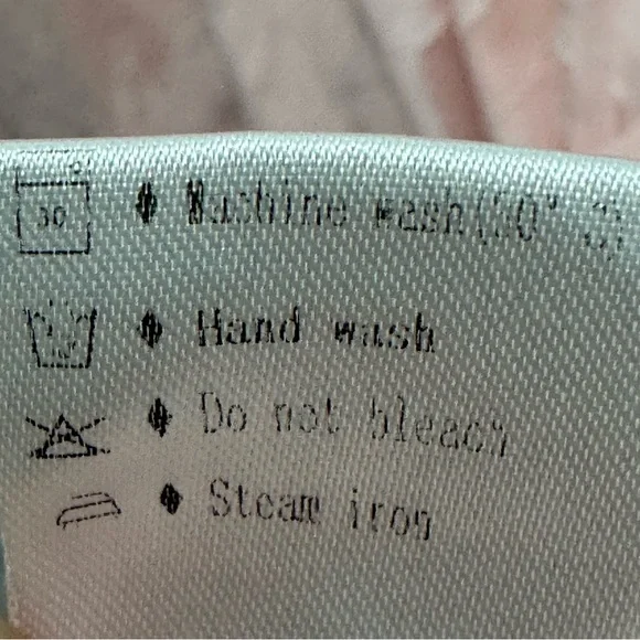 Merokeety Pink Smocked Midi Dress M Cottagecore Puff Sleeve Tiered - Picture 12 of 13